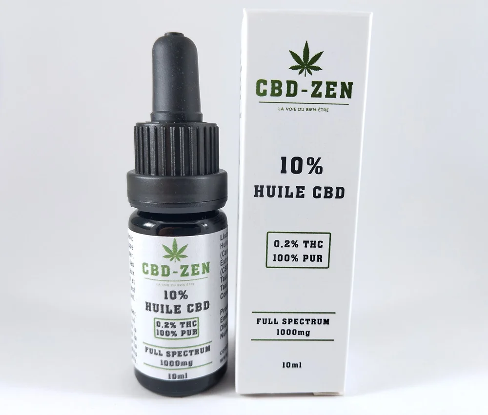 Huile Full Spectrum 10% : Cbd-Zen ! - La découverte en douceur