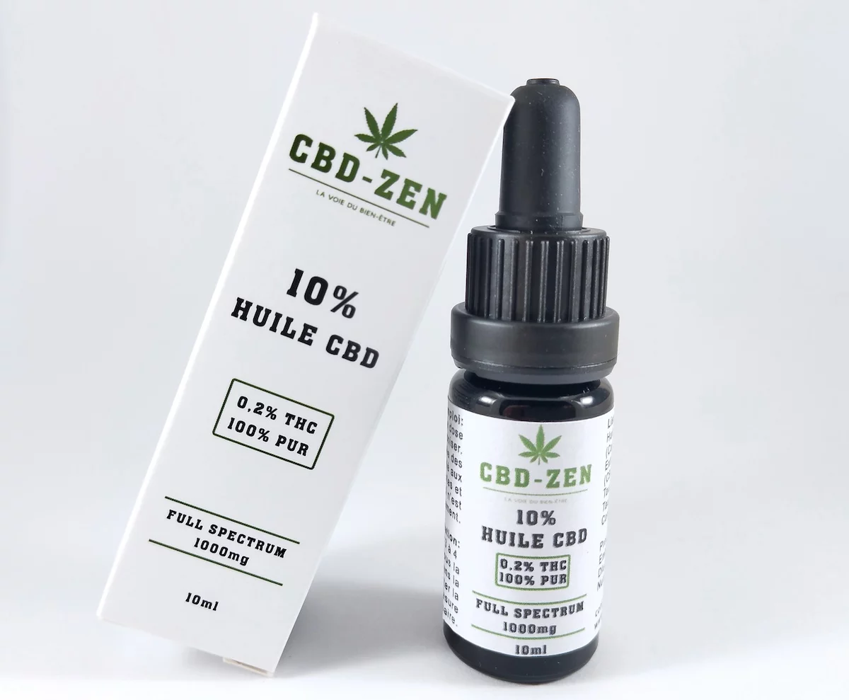 Huile Full Spectrum 10% : Cbd-Zen ! - La découverte en douceur
