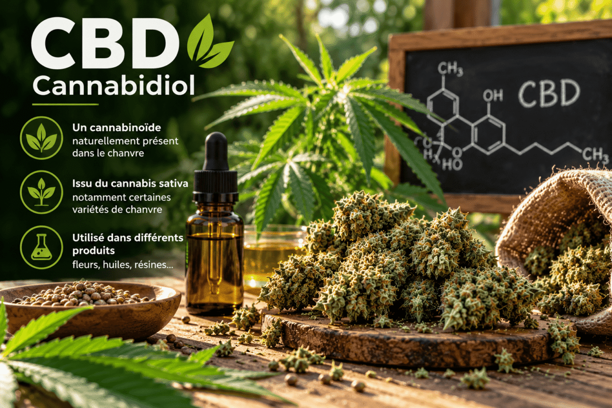 Que signifie CBD ? Le cannabidiol naturellement présent dans le chanvre