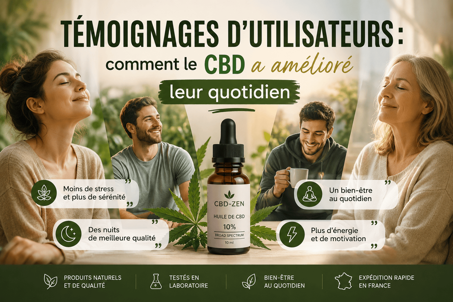 Témoignages d’utilisateurs sur l’intégration du CBD dans leur quotidien