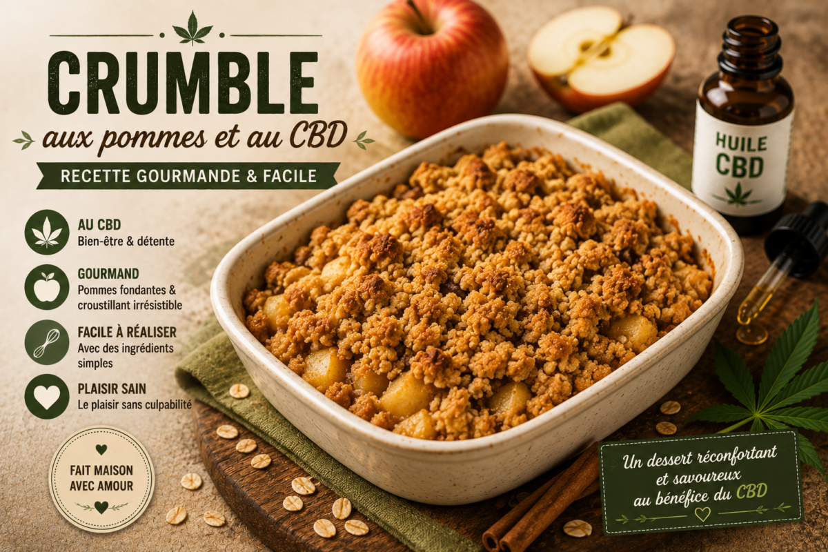 Crumble aux pommes croustillant