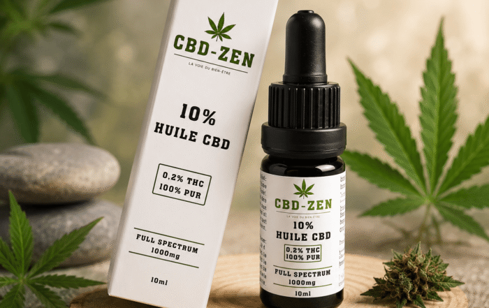 Huile CBD-ZEN 10 % Full Spectrum 1000 mg – flacon 10 ml