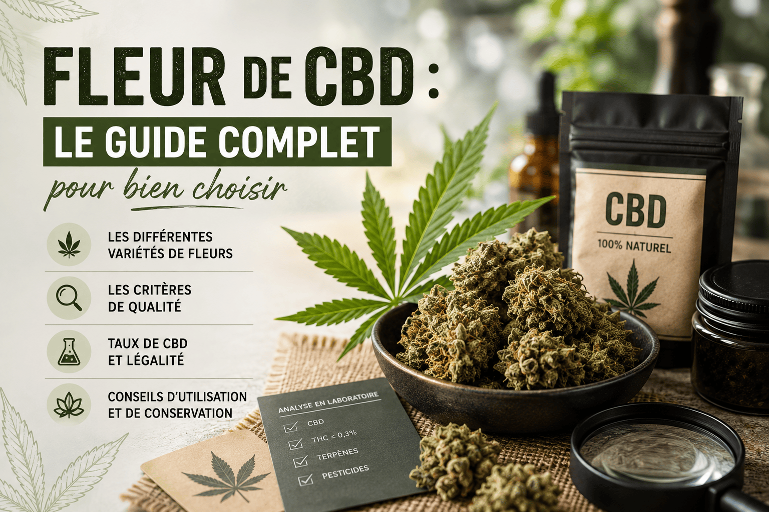 Fleur de CBD : guide complet pour bien choisir