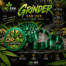 Grinder Vert CBD-ZEN en aluminium avec logo