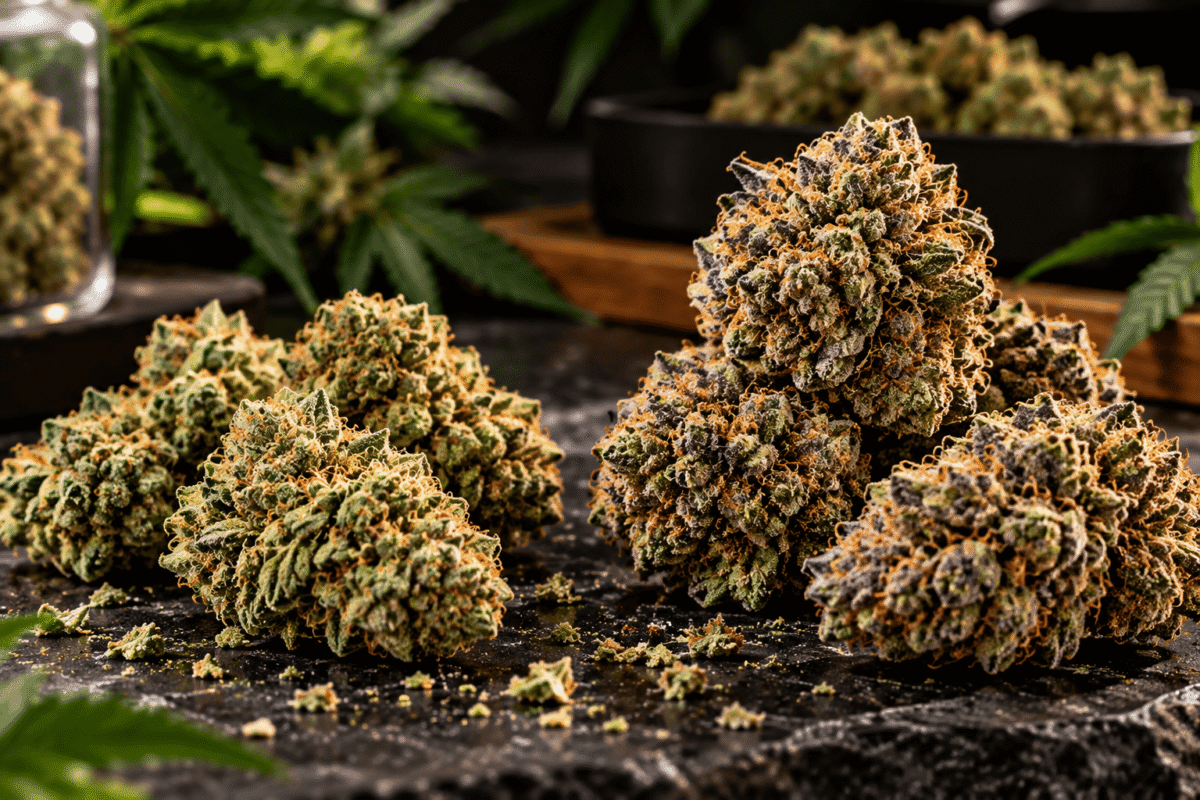 Comparaison entre fleurs CBD classiques et fleurs CBE